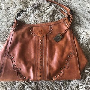 Frye large hobo bucket handbag